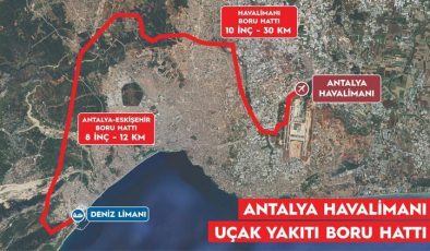 40 kilometrelik boru hattı 60 bin tankeri trafikten çekecek