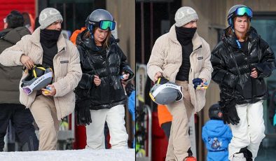 Karısından ayrılınca karalar bağlamıştı… Yeni aşkıyla kayak tatiline çıktı!