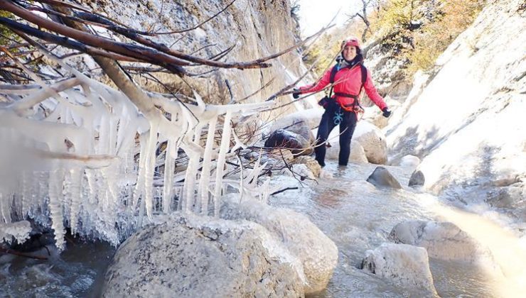 Tuzla’da karlı, buzlu bir deneyim