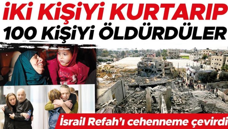 İki kişiyi kurtarıp 100 kişiyi öldürdüler