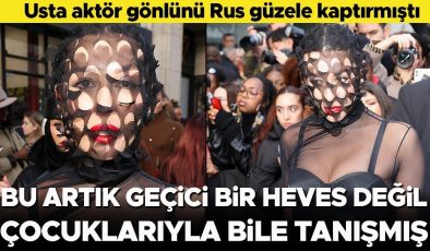 Usta aktör gönlünü Rus güzel kaptırmıştı… Bu geçici bir heves değil: Çocuklarıyla da tanışmış