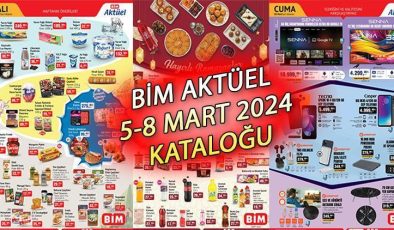 BİM AKTÜEL ÜRÜNLER KATALOĞU 5-8 MART 2024 YENİI! Bu hafta bim’e gelecek ürünler neler? Ramazan Özel fırsatları BİM’de…