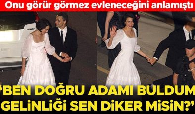 Hayalindeki gelinliği tanışır tanışmaz diktirmek istemiş: Onun kocam olacağını iki haftada anladım