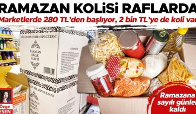 Marketlerde 280 TL’den başlıyor 2 bin TL’ye de koli var: Ramazan kolisi raflarda