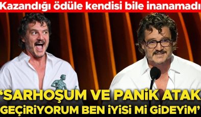 Oscar’ın habercisi SAG Ödülleri’nde sürprizler gecesi… Yıldız oyuncu sahneye sarhoş çıktı! Kazandığına inanamayıp hemen kaçtı