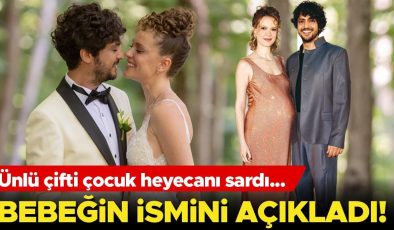 Ünlü çifti çocuk heyecanı sardı… Taner Ölmez bebeğin ismini açıkladı!