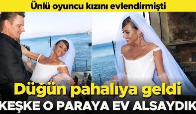 Ünlü oyuncu kızını evlendirmişti… Bu düğüne çok masraf yaptık… Keşke o parayla kendilerine ev  alsalardı