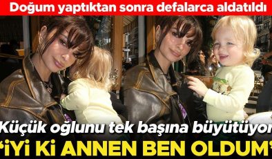 Doğum yaptıktan sonra defalarca aldatılmıştı… Ünlü model oğlunun doğum gününü kutladı: Hayatımın en büyük sevinci