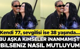 Bu aşkın ömrü uzun olmaz diyenler yanıldı… Kendisinden 40 yaş küçük sevgilisiyle mutluluktan havalara uçuyor