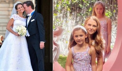Gösterişli bir törenle evlenmişti: Kızları ne kadar da büyümüş!