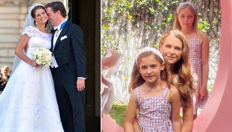 Gösterişli bir törenle evlenmişti: Kızları ne kadar da büyümüş!