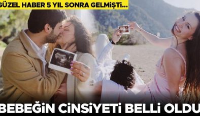 Güzel haber 5 yıl sonra gelmişti… Bebeğin cinsiyeti belli oldu