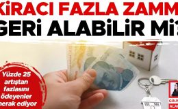 Kiracı fazla zammı geri alabilir mi? Yüzde 25 artıştan fazlasını ödeyenler merak ediyor