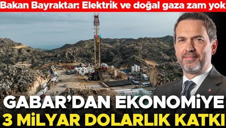 Bakan Bayraktar açıkladı: Doğal gaz ve elektriğe zam yok