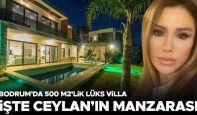 Bodrum’da 500 m2’lik villa… İşte Ceylan’ın manzarası