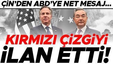 Çin’den ABD’ye net mesaj… Kırmızı çizgiyi dünyaya duyurdu
