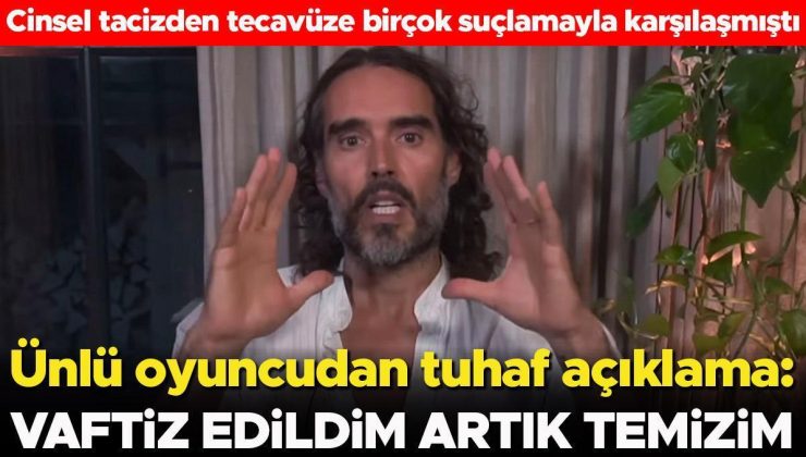 Cinsel tacizden tecavüze sayısız suçlamayla karşılaşmıştı… Ünlü oyuncudan tuhaf açıklama: Vaftiz edilip kurtuldum