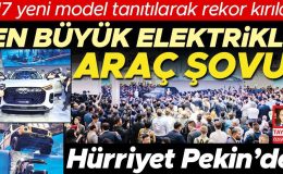 En büyük elektrikli araç şovu… Pekin Otomobil Fuarı’nda çoğu elektrikli 117 yeni model tanıtılarak rekor kırıldı