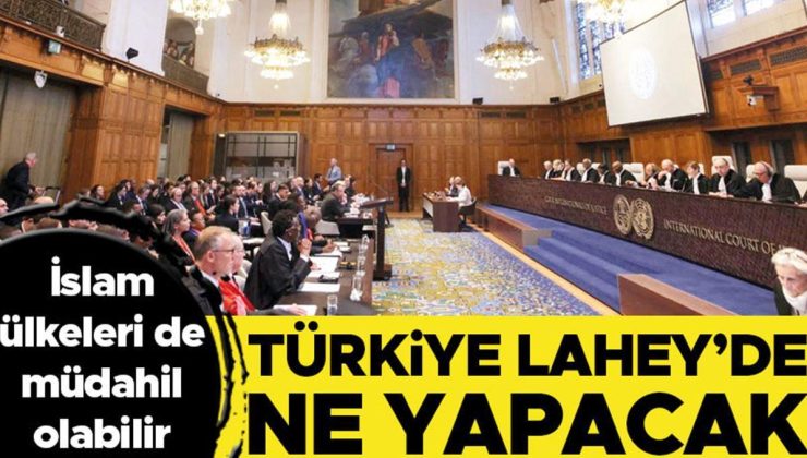İslam ülkeleri de müdahil olabilir: Türkiye Lahey’de ne yapacak