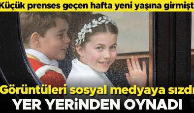 Küçük Prenses’in görüntüleri sosyal medyaya yayıldı, yer yerinden oynadı