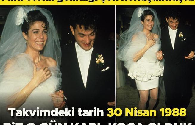 Mini etekli gelinliği çok konuşulmuştu…  30 Nisan 1988… Biz o gün karı- koca olduk