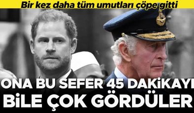 Yine tüm umutları çöpe gitti… Memleketinden eli boş dönecek… Bu kez 45 dakikayı bile ona çok gördüler