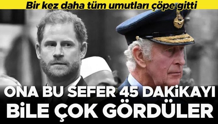 Yine tüm umutları çöpe gitti… Memleketinden eli boş dönecek… Bu kez 45 dakikayı bile ona çok gördüler