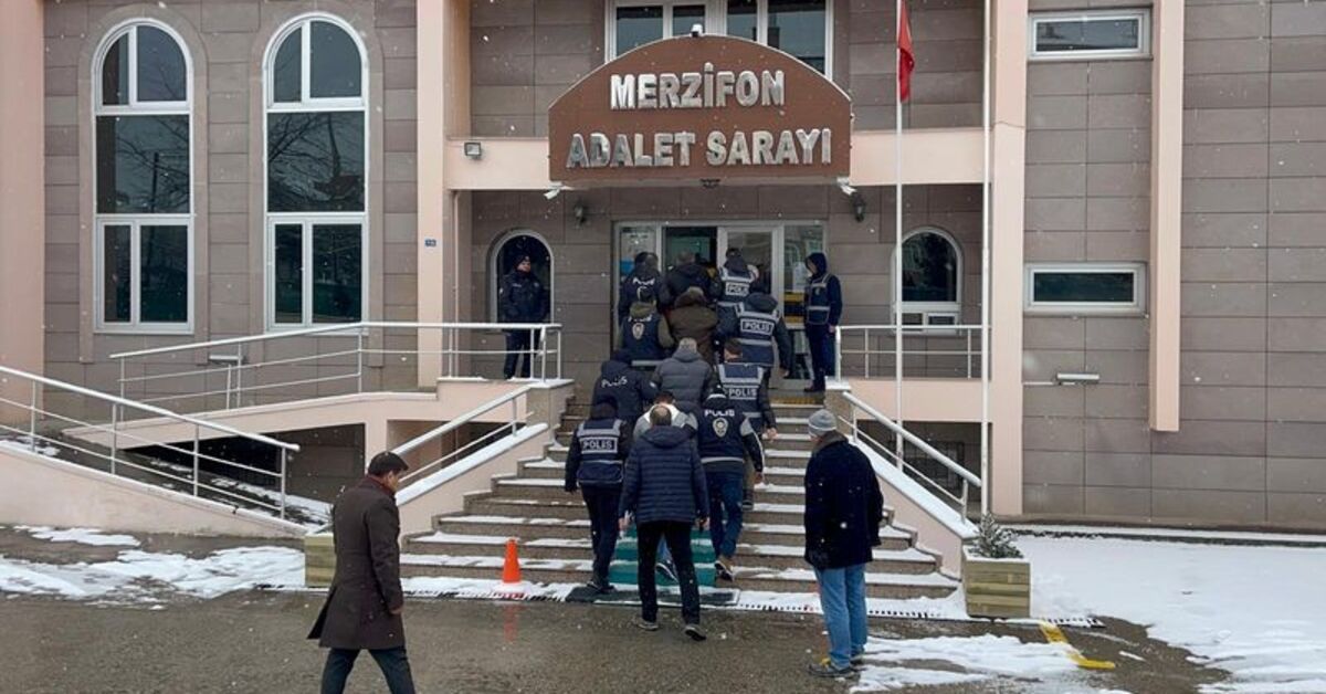 Amasya’da bakır levha çalan 4 zanlı tutuklandı