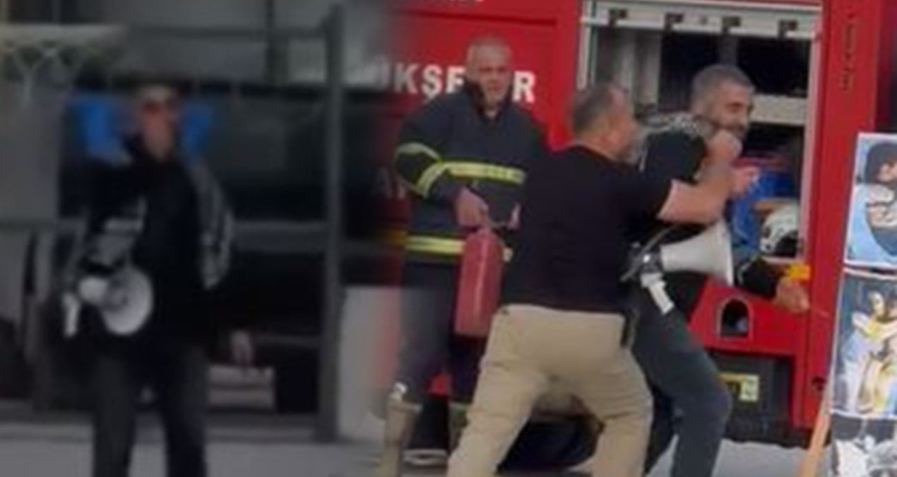 Adana karıştı: ABD konsolosluğu önünde kendisini yakmaya çalıştı!