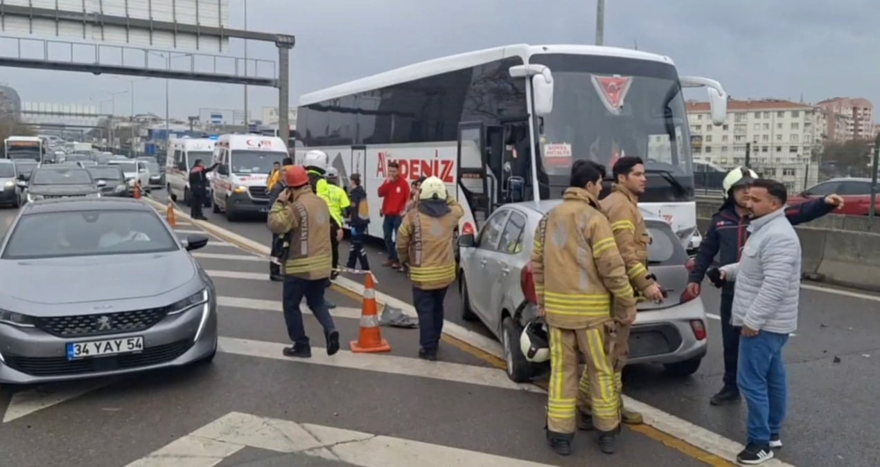 Üsküdar’da kaza az daha can alacaktı! 3 kişi yaralandı